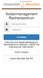 Mobile Screenshot of nutzer.unibw.de